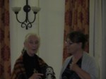 TNRF Coordinator, Carol Sorensen, speaks with Dr. Jane Goodall