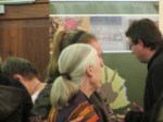 Dr. Jane Goodall meets with audience members