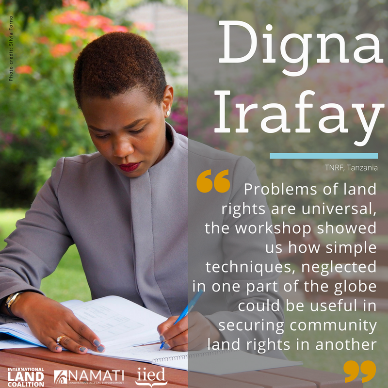 Digna Irafay from Tanzania Natural Resource Forum